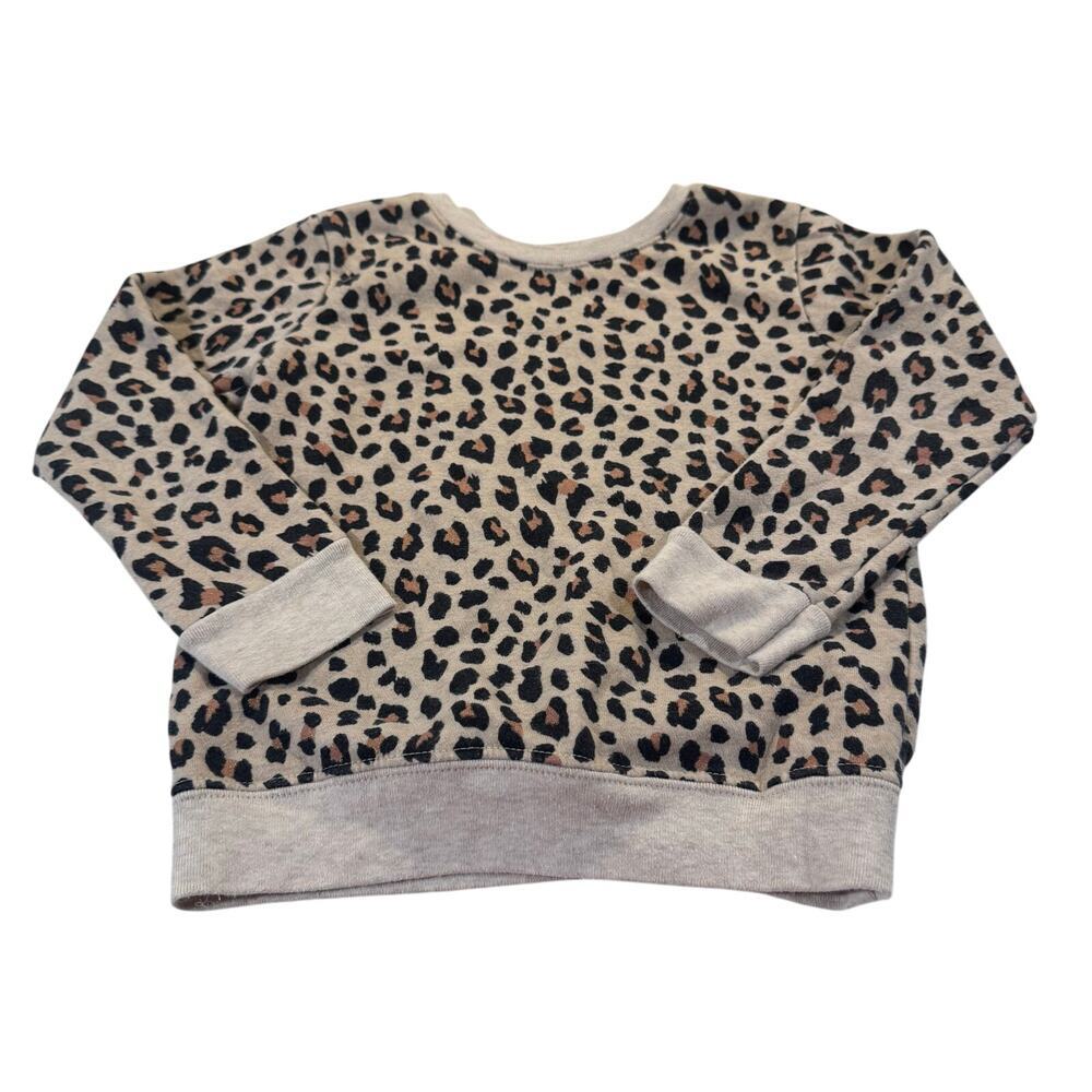 Garanimals Toddler Girl 5T Cheetah Print Pullover Sweater